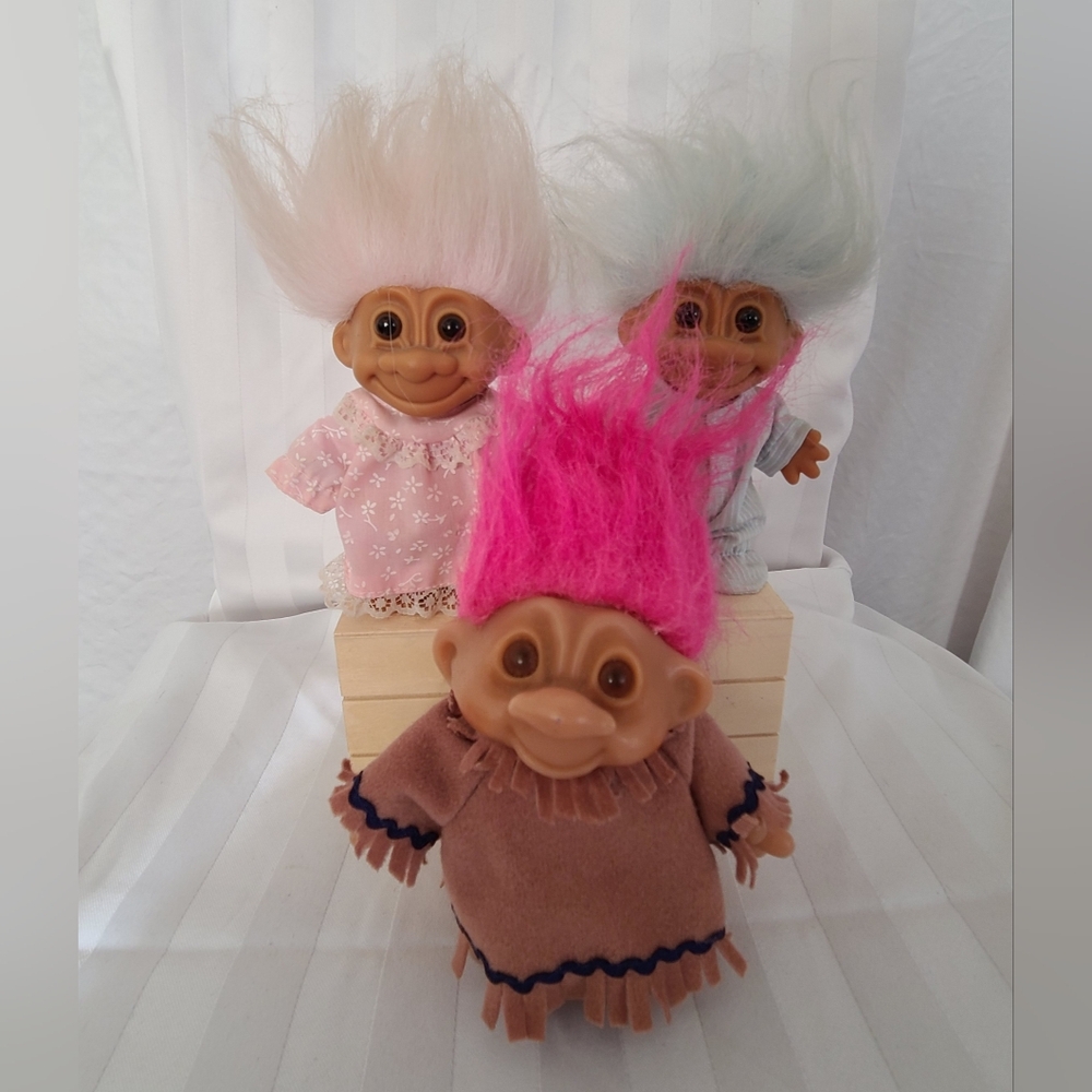3 Vintage Russ Trolls